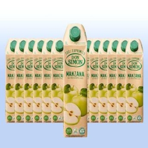 JGC,S.A 돈시몬 착즙 사과 주스 1L (5개)_이미지