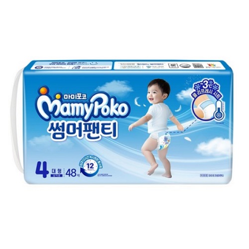 마미포코 2025 썸머 팬티형 4단계-남아용 (144매)_이미지
