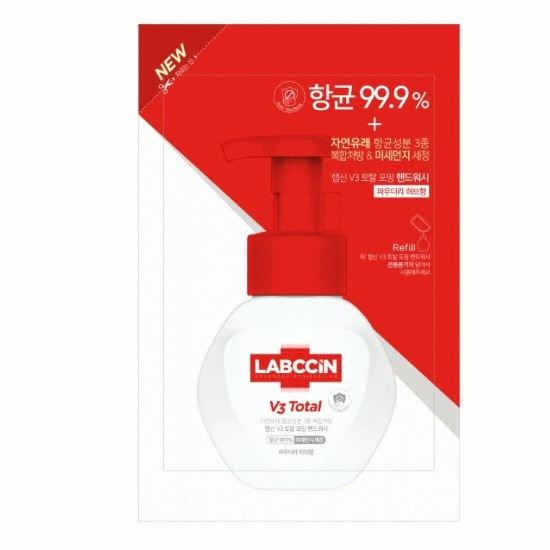 랩신 V3 토탈 포밍 핸드워시 리필 200ml (4개)_이미지