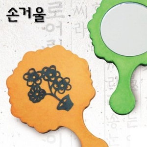 예한 한지공예품 손거울/한지공예/종이공예품/전통공예/전통한지/전통공예/수공예품/민속품/인테리어소품/핸드메이드 한지공예품_이미지
