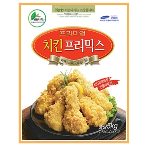 이슬나라 프리미엄 치킨 프리믹스 5kg [1개]