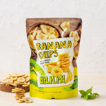 Four seasons fruits 블레스 쉬핑 바나나칩 500g (1개)_이미지