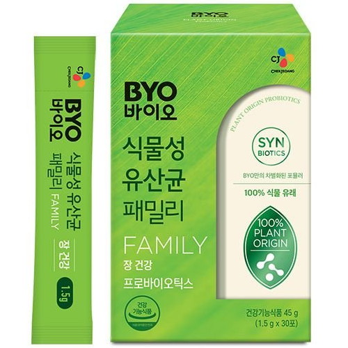 BYO(바이오) 식물성 유산균 패밀리 30포 (1개)