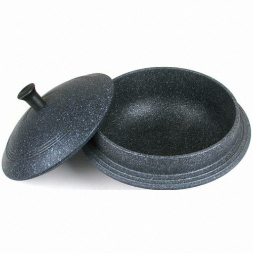 키친아트 양면마블코팅 가마솥 (18cm)_이미지