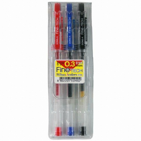 동아 파인테크 볼펜 0.3mm 세트