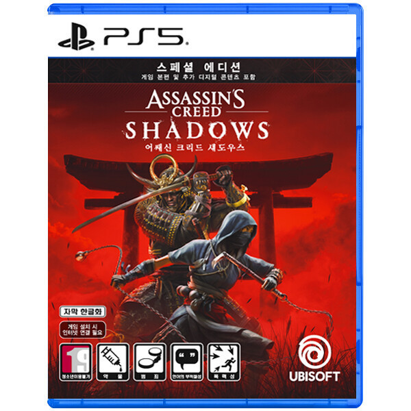 어쌔신 크리드: 섀도우스 한글판 PS5, 스페셜/패키지디스크_이미지