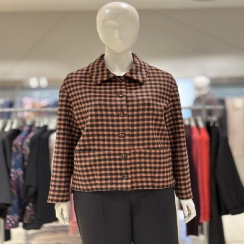 마담포라 스텐카라 체크 울자켓 MB4JK504A_이미지