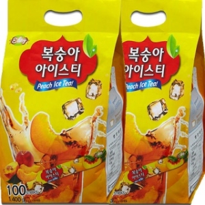 이레 복숭아 아이스티 200T 100T 2개 아이스티