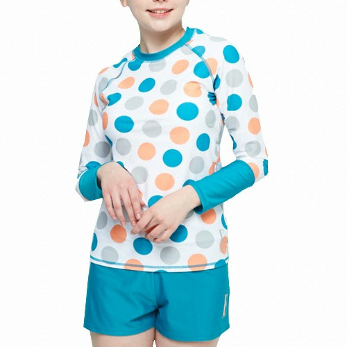 베이직엘르 BEJ-P306B 여주니어 3PCS 래쉬가드 세트_이미지