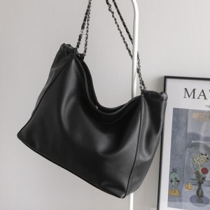 라이니 라이니 고급 레더 체인 빅 쇼퍼백 ba-60293c_이미지