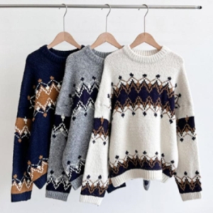 ONM 여자 겨울 니트 두꺼운 따뜻한 한파대비 오버핏 19310336