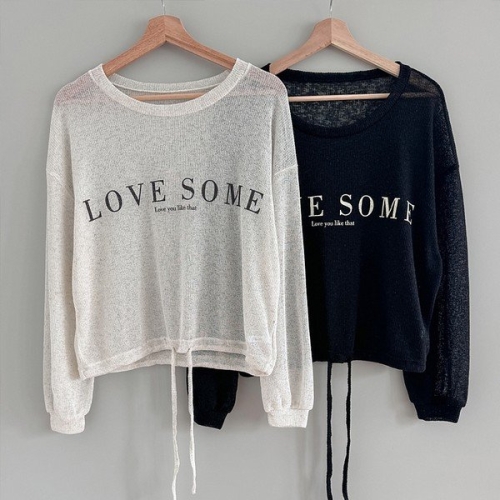 아이우먼 빅사이즈사랑해요 Q950L404 러블리레터링스트링티 GO