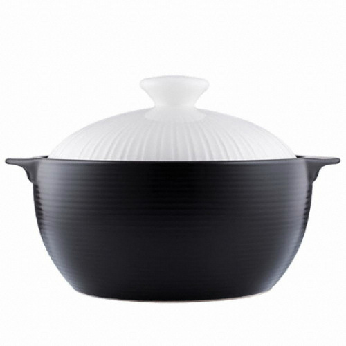 한국도자기 라인팟 무균열 내열냄비 화이트 (16cm)_이미지
