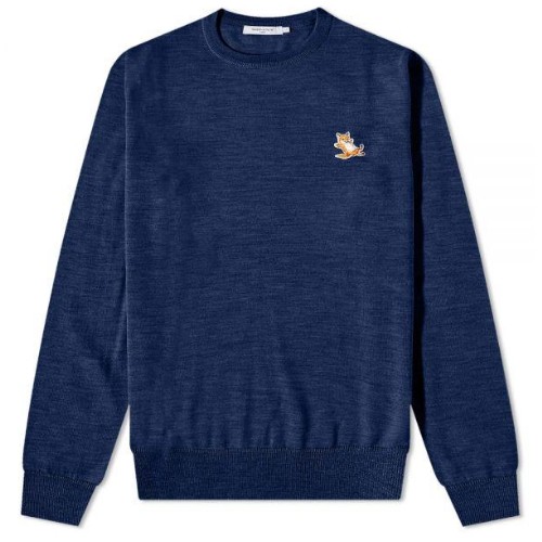 메종키츠네 칠렉스 폭스 클래식 울 니트 KM00501KT1036