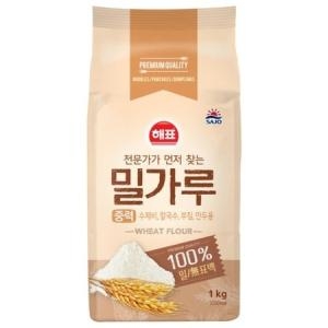 해표 중력 밀가루 1kg (2개)_이미지