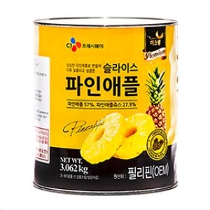 CJ프레시웨이 이츠웰 <b>파인애플</b> 슬라이스 3.062kg
