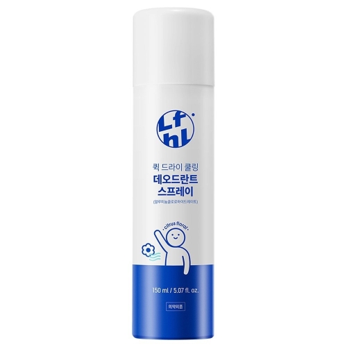 라이프홀릭 퀵드라이 쿨링 데오드란트 스프레이 150ml (1개)_이미지