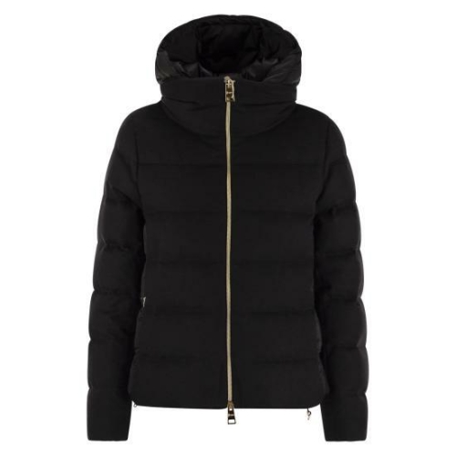 에르노 여성 실크 캐시미어 지퍼 다운 재킷 PI002179D 9300_이미지