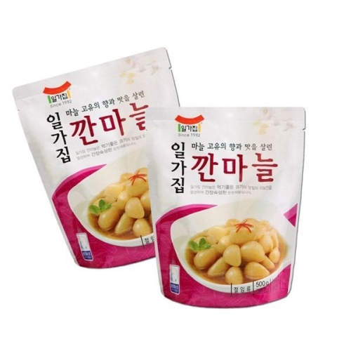 일미농수산 일가집 깐마늘 500g (2개)_이미지