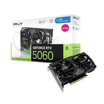 <b>PNY</b> 지포스 RTX 5060 OC D7 8GB Dual Fan STCOM