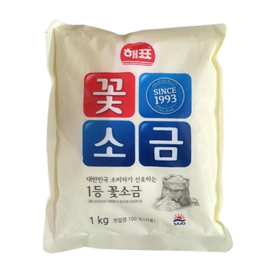 해표 꽃소금 1kg (3개)_이미지