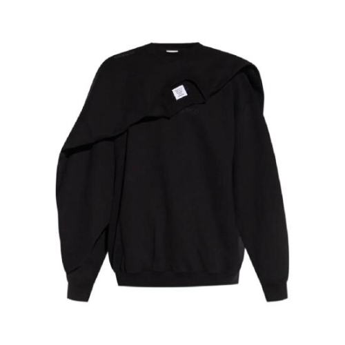 VETEMENTS 레이어드 코튼 스웨트셔츠 UH76CW400B1302