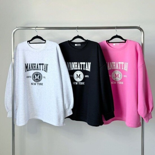 아이우먼 빅사이즈루즈티 T272L411 시크뉴욕오버박스기모티 NM_이미지