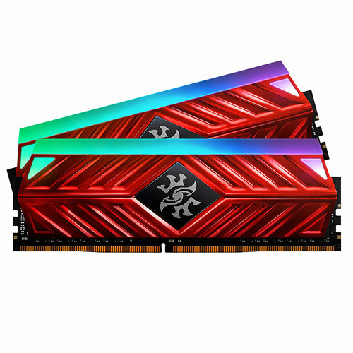 ADATA DDR4-3200 CL16 SPECTRIX D41 크림슨 레드 패키지 (16GB(8Gx2))