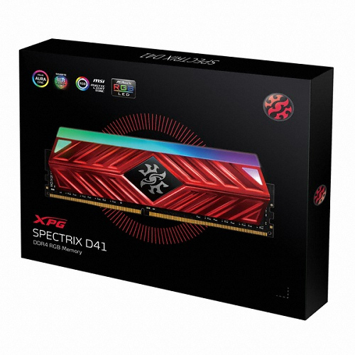 ADATA DDR4-3200 CL16 SPECTRIX D41 ũ���� ���� ��Ű��