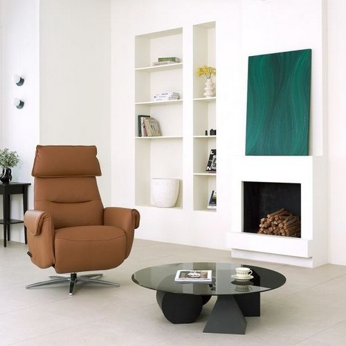 파찌홈 베로니 천연가죽 리클라이너 1인용