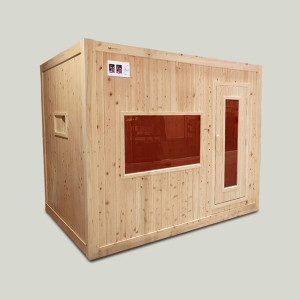 친환경편백아트 편백 양자히터 숯 건식 3인 홈 사우나 온돌형 P928