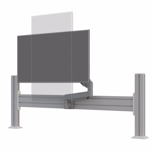 HYB인터내셔널 SWS01 슬라이딩 가스스프링 모니터암_이미지