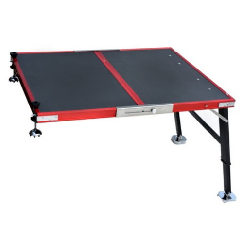 블랙레드 접이식 발판 좌대 1000