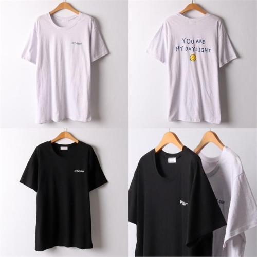 위쉬몰 CH 스마일라운드넥반팔티 I819H206 빅사이즈 8719629A