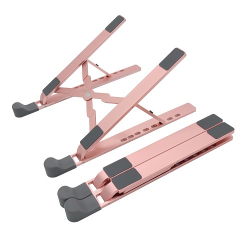 루미에르 zn-a001 접이식 노트북 거치대 (로즈골드)_이미지