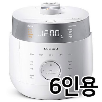 쿠쿠전자 트윈프레셔 마스터셰프 CRP-LHTR0610FW