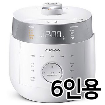 쿠쿠전자 트윈프레셔 마스터셰프 CRP-LHTR0610FW