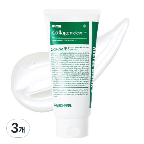 메디필스킨이데아 메디필 그린 시카 콜라겐 클리어 2.0 120ml (3개)_이미지