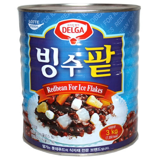 롯데푸드 델가 빙수팥 3kg (2개)_이미지