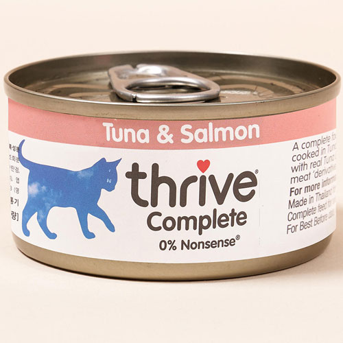 쓰라이브 컴플리트 참치&연어 캔 75g (12개)_이미지