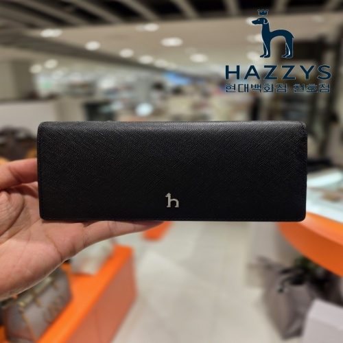 헤지스 여성 블랙 단색 소가죽 장지갑 HIWA5F161BK이미지입니다. 누르면 해당 게시물로 새창이동합니다.