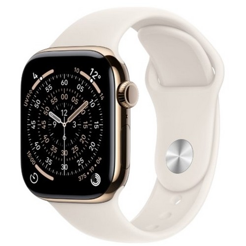 APPLE 워치 시리즈11 42mm Cellular 골드 티타늄 (스포츠밴드)
