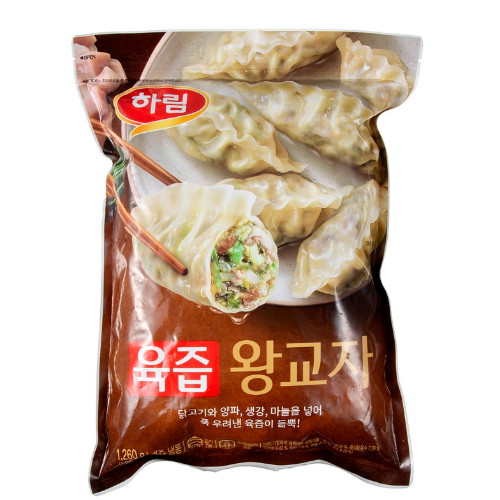 하림 육즙 왕교자 1.26kg (2개)