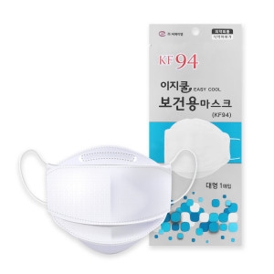 엠에스크린 캐레원 황사방역용마스크 KF94 대형 (100매)_이미지