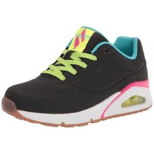 스케쳐스 여성용 Uno-Neano 스니커즈, 블랙/멀티, 11 278460