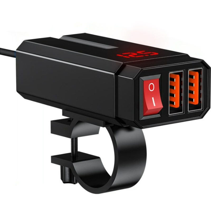 방수 고속충전 USB 라이트 12v QC 3.0
