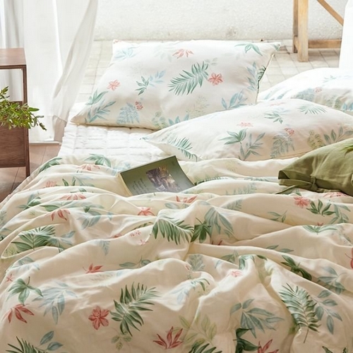 아르페지오베이직 카리브 크림 풍기인견 여름 차렵이불 패드세트 (퀸 Q)_이미지