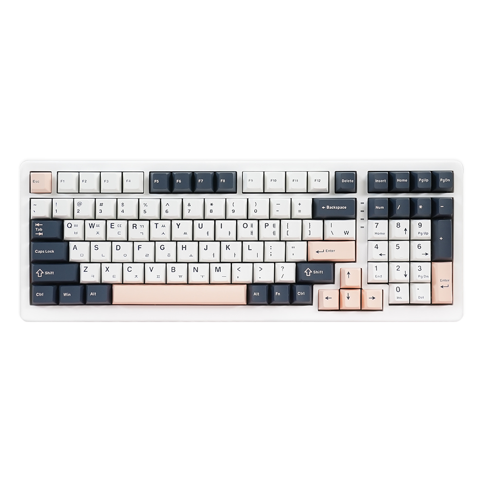 QSENN Q99 유무선 기계식 화이트 (애플민트축)_이미지