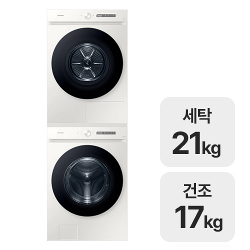 삼성전자 그랑데 AI WF21CB6850BE + DV17CB6800BE