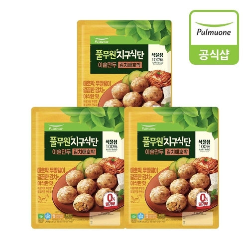 풀무원 지구식단 이슬만두 김치애호박 1.02kg